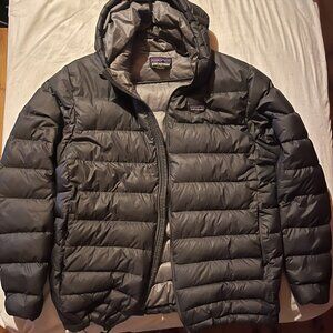 XL HOODED PATAGONIA PUFFY (GRAY)